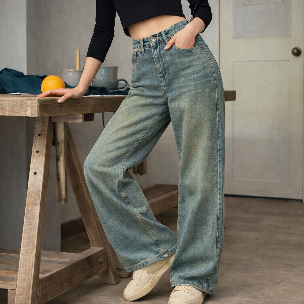 The Ash Vintage Wide-Leg Jean